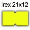 gelbe Irex Etimark Preisetiketten 21x12 21,6x12mm Etiketten