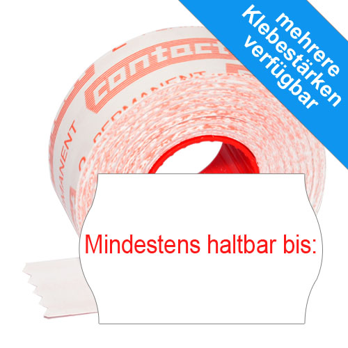 MHD-Etiketten für Mindesthaltbarkeitsdatum 25x16mm