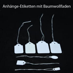 Anhänge-Etiketten, Hängeetiketten