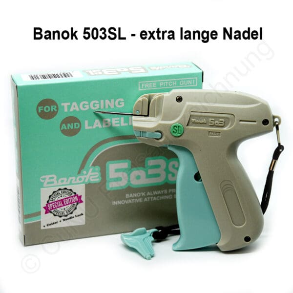 Textilpistole, Heftpistole mit langer Nadel Banok 503SL Etikettierpistole