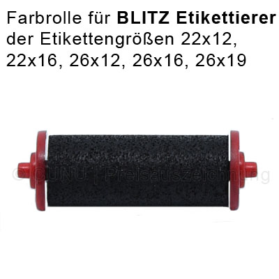 Farbrolle für Blitz Preisauszeichner