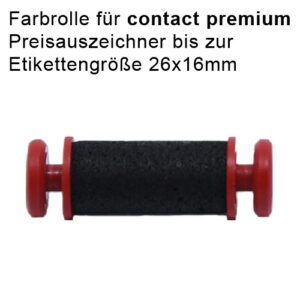 Farbrolle, Tinte für contact premium Preisauszeichner bis 26x16mm Etikettengröße