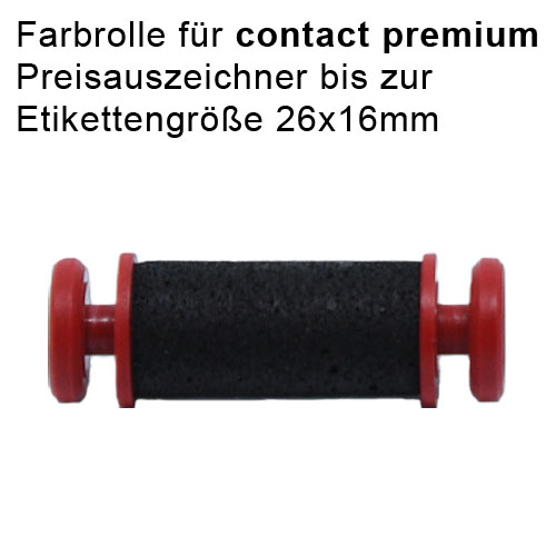 Farbrolle, Tinte für contact premium Preisauszeichner bis 26x16mm Etikettengröße