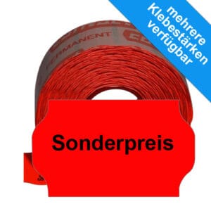 Sonderpreis 2HG B SCHLECKER 12000 Preisetiketten 24x16 l.-rot perm Sonderpreis 2HG B SCHLECKER 12000 Preisetiketten 24x16 l.-rot perm