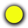 gelbe runde Etiketten als Kreis gestanzt 14mm Durchmesser für 22x16mm Auszeichner