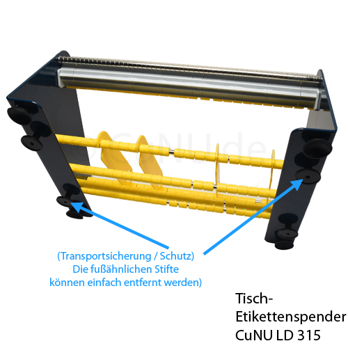 CuNU ld 315 Tisch Etikettenspender