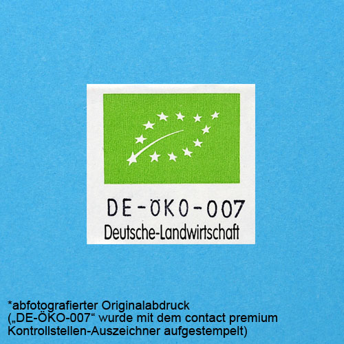 Kontrollstellenetiketten für Bio Öko Deutsche Landwirtschaft