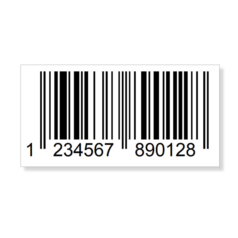 EAN-Code Etiketten GTIN 13 Barcode