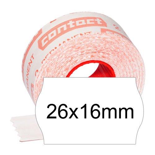 26x16mm contact Etiketten mit Wellenrand 26x16mm contact Etiketten mit Wellenrand