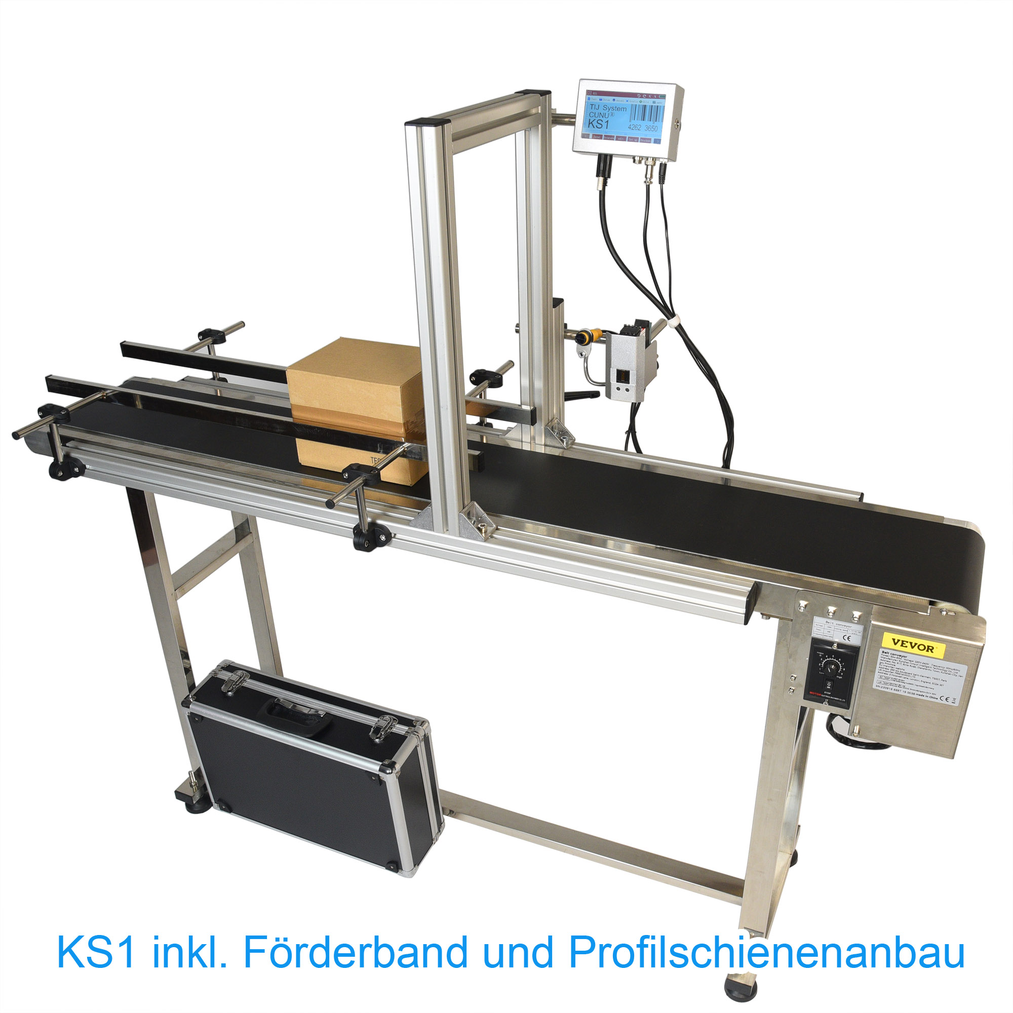Thermal Inkjet KS1 inkl. Förderband für digitale Produktkennzeichnung